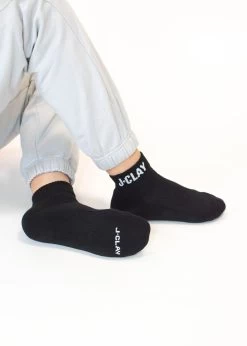 Black Quarters -J. Clay Black Quarter Socks on foot 917bcdb8 3588 4e17 9a0f 830ff23ecea1 2