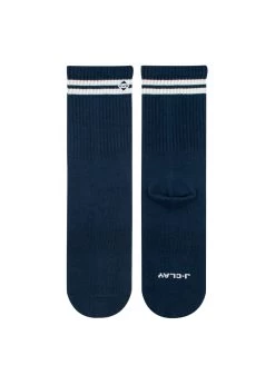 Basic Blue -J. Clay Blaue Tennissocken mit Streifen 270b0446 2458 49e5 b268 876d82b99f93 2