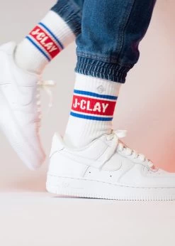 J. Clay -J. Clay Classic Red Blue Details 1airforce one d714495f 71ae 4616 b907 60363d528ff1