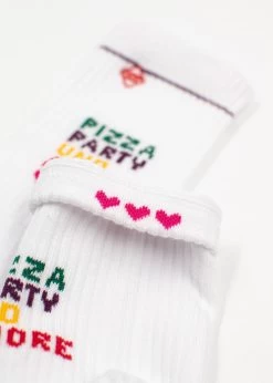 Pizza Party & Amore -J. Clay Pizza Party Tennissocken 4 2
