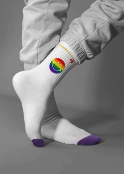 Rainbow Smile -J. Clay Rainbow Smiley Tennissocken 5 2