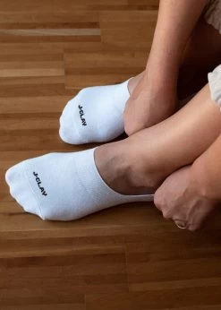 J. Clay -J. Clay White weisse rutschfeste Fuesslinge 3 a326ea31 e297 4f69 9bd4 e99325f19558