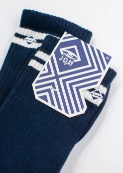 Basic Blue -J. Clay blaue Socken Detail Label 6a9311a2 f35c 4b84 9253 d11389fa3484 5